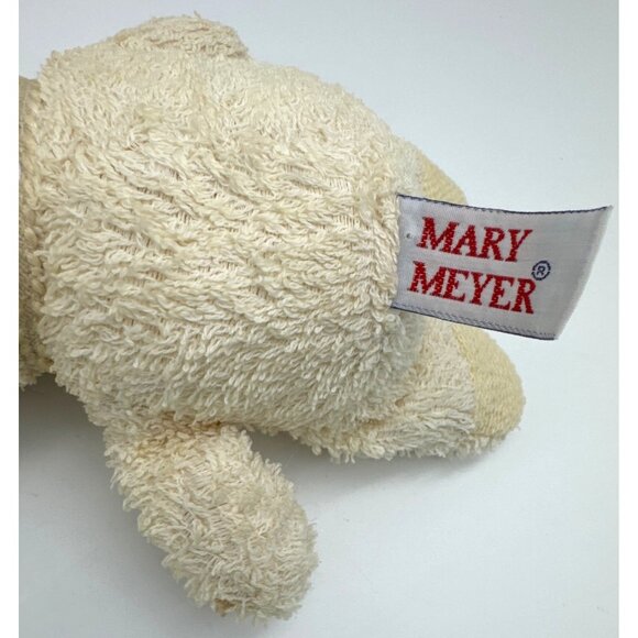 Vintage Mary Meyer Terry Cloth Snowman Plush Stuffed Toy Hat And Scarf - Picture 5 of 6